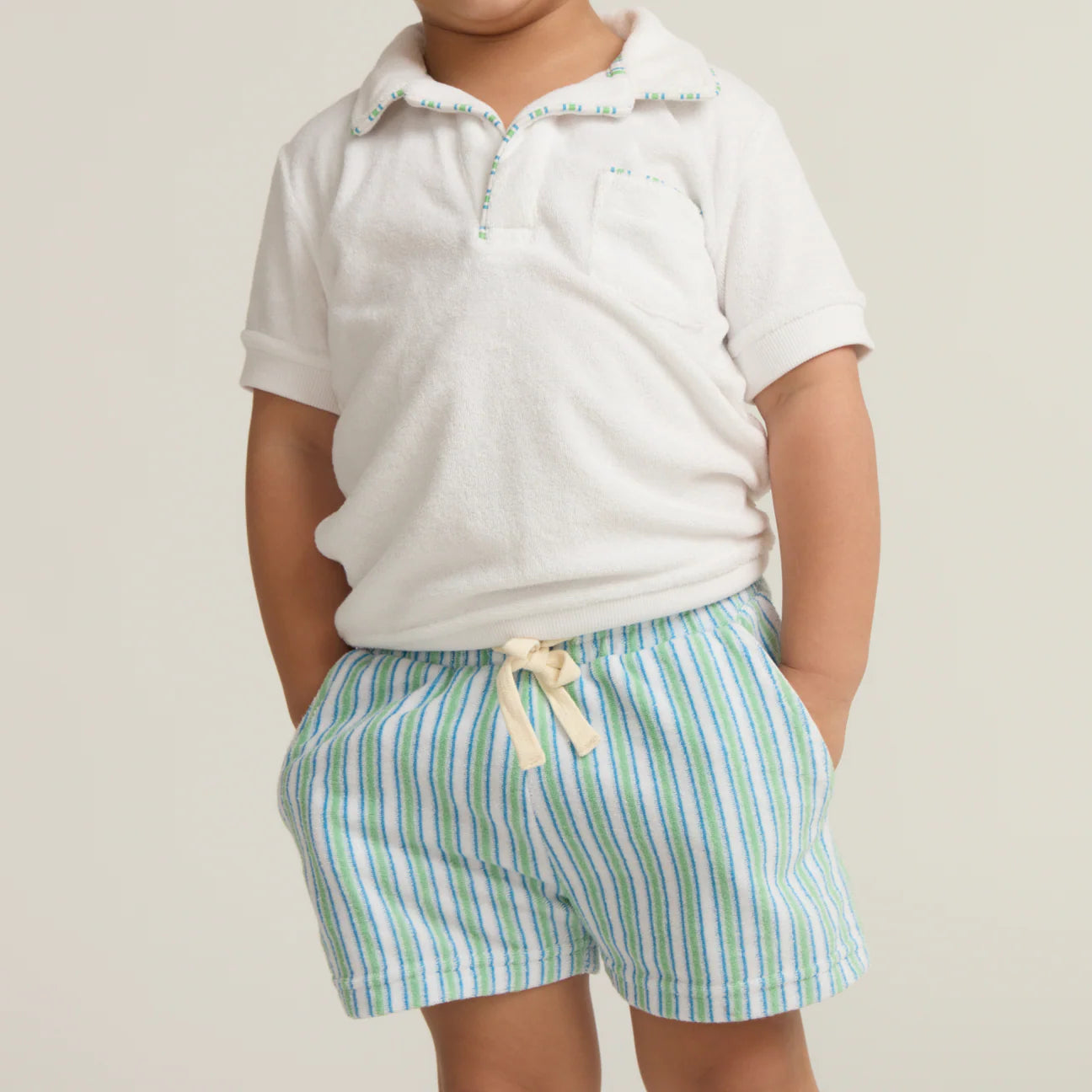 Tamarin Stripe French Terry Shorts