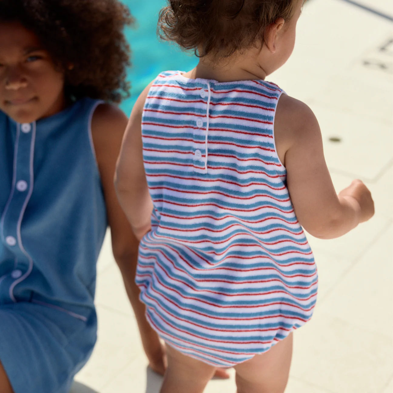 Jetty Stripe French Terry Bubble