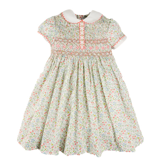 Pepa London Cordelia Floral Hand Smocked Liberty Dress