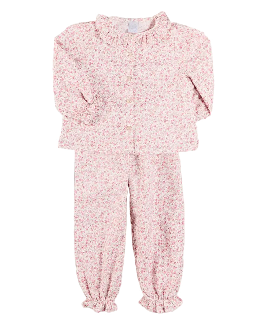Pepa London Jane Floral Pyjamas in Pink