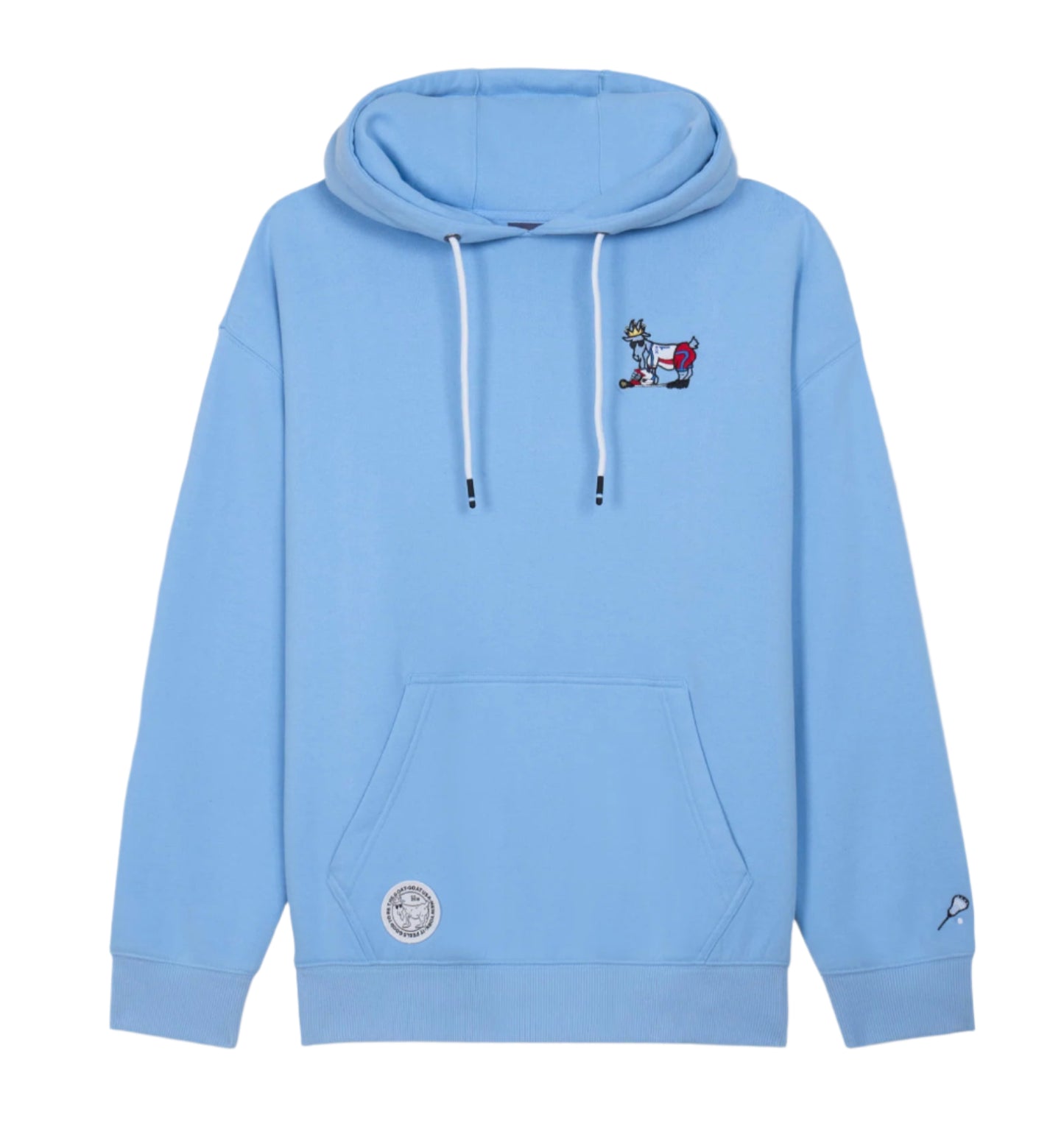 GOAT USA Lacrosse Hooded Sweatshirt- Carolina Blue