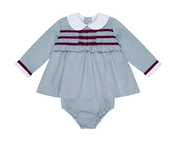 La Coqueta Light Blue Garcia Baby Girl Set