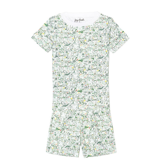 Joy Street Kids Golf Short Pajamas - Putting Green