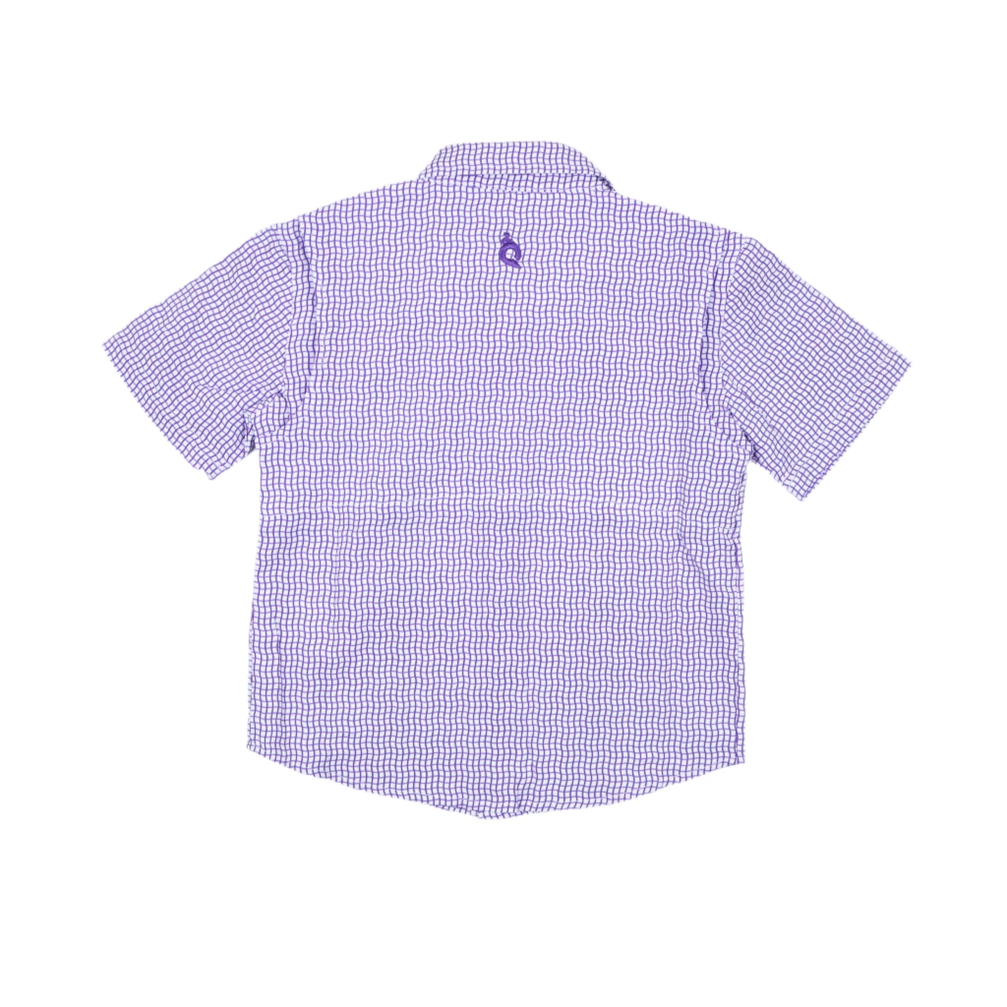 Wave Check Gameday Guayabera - Purple