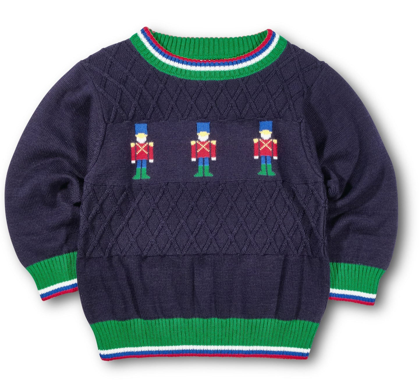 Florence Eiseman Sweater With Soldiers