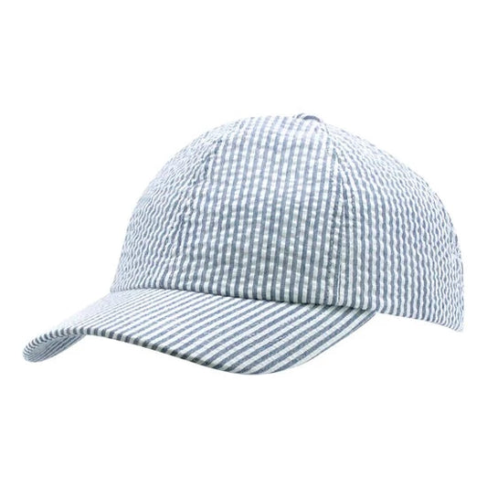 Wee Ones Seersucker Ball Cap - Denim