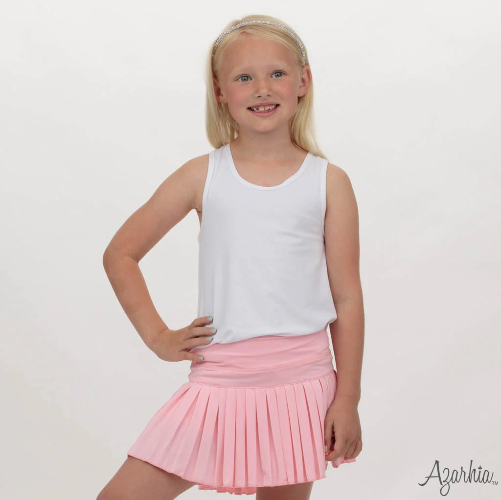 Azarhia Mini Pleated Skort - Pink