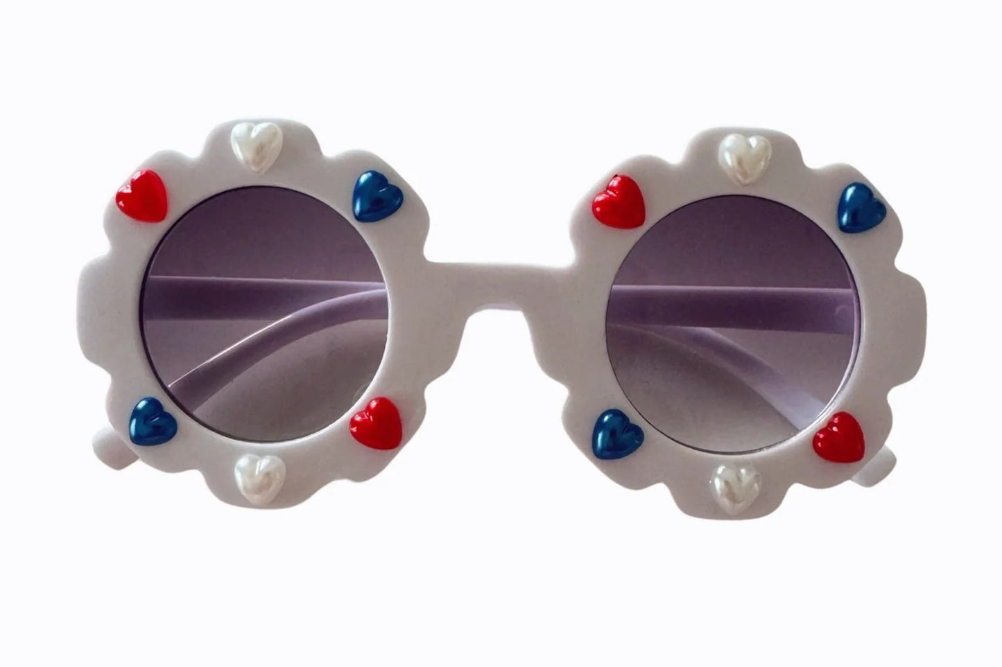 Milas Sunny World Cami Flower Sunnies- Red, White and Blue