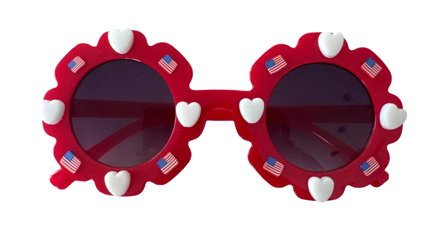 Milas Sunny World Cami Flower Sunnies- Flag Love