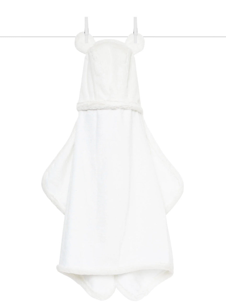 Little Giraffe Cream Luxe™ Baby Towel