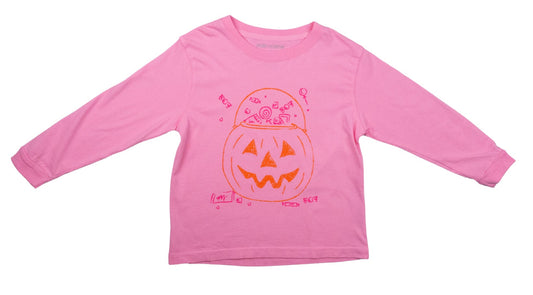 Pink Pumpkin Candy Bucket T-Shirt