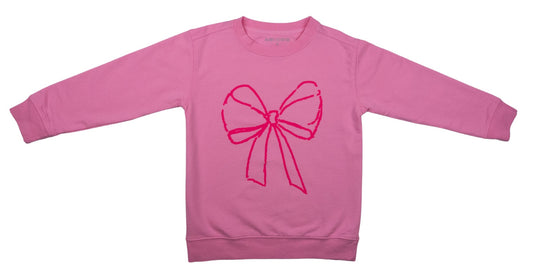 Light Pink Bow Sweatshirt