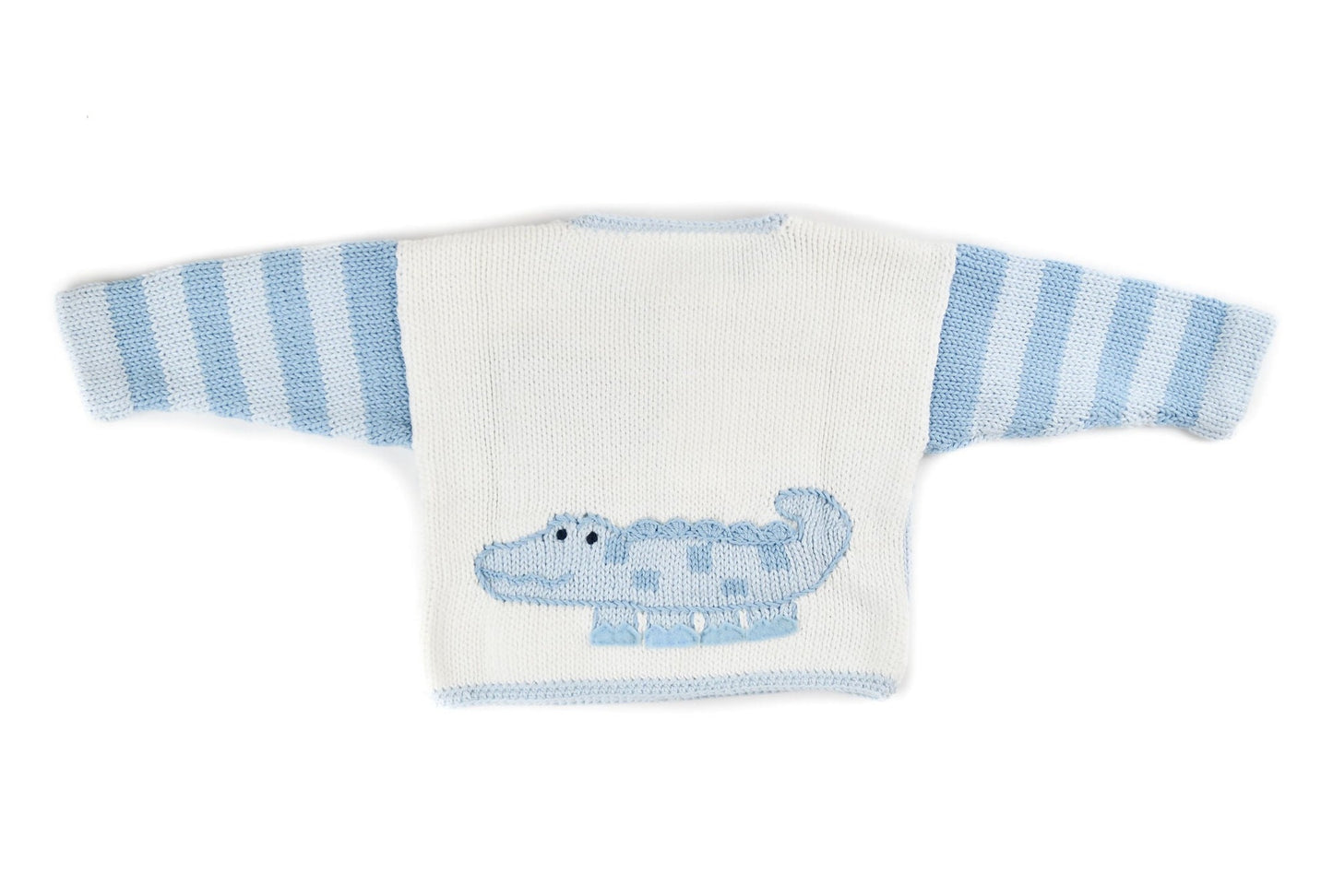 Art Walk Blue Jungle Baby Knit Sweater