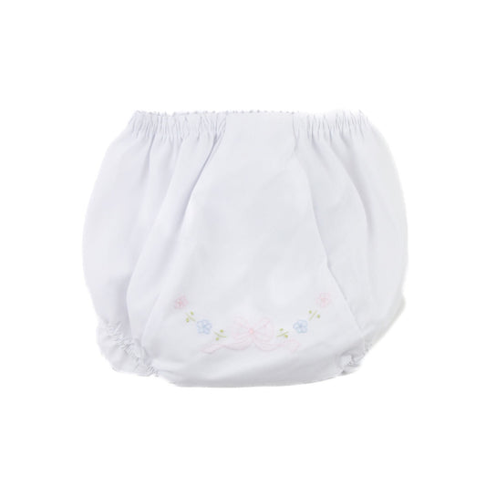 Auraluz Knit Embroidered Tiny Bow Panty