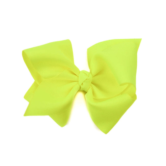 Wee Ones Mini Grosgrain Hair Bow with Center Knot - Ansi Yellow