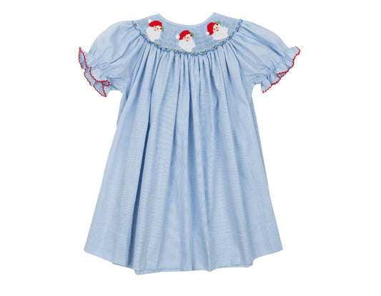 Emma Santa Claus Smocked Dress