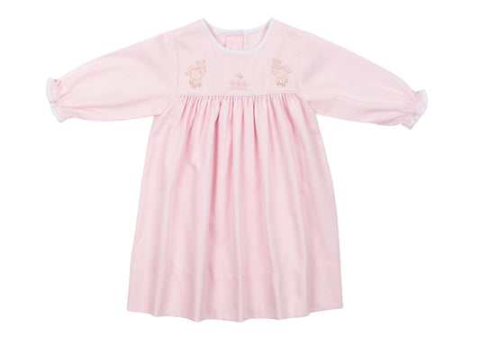 Pink Horse Pique Dress