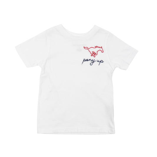 Pony Up Embroidered Tee