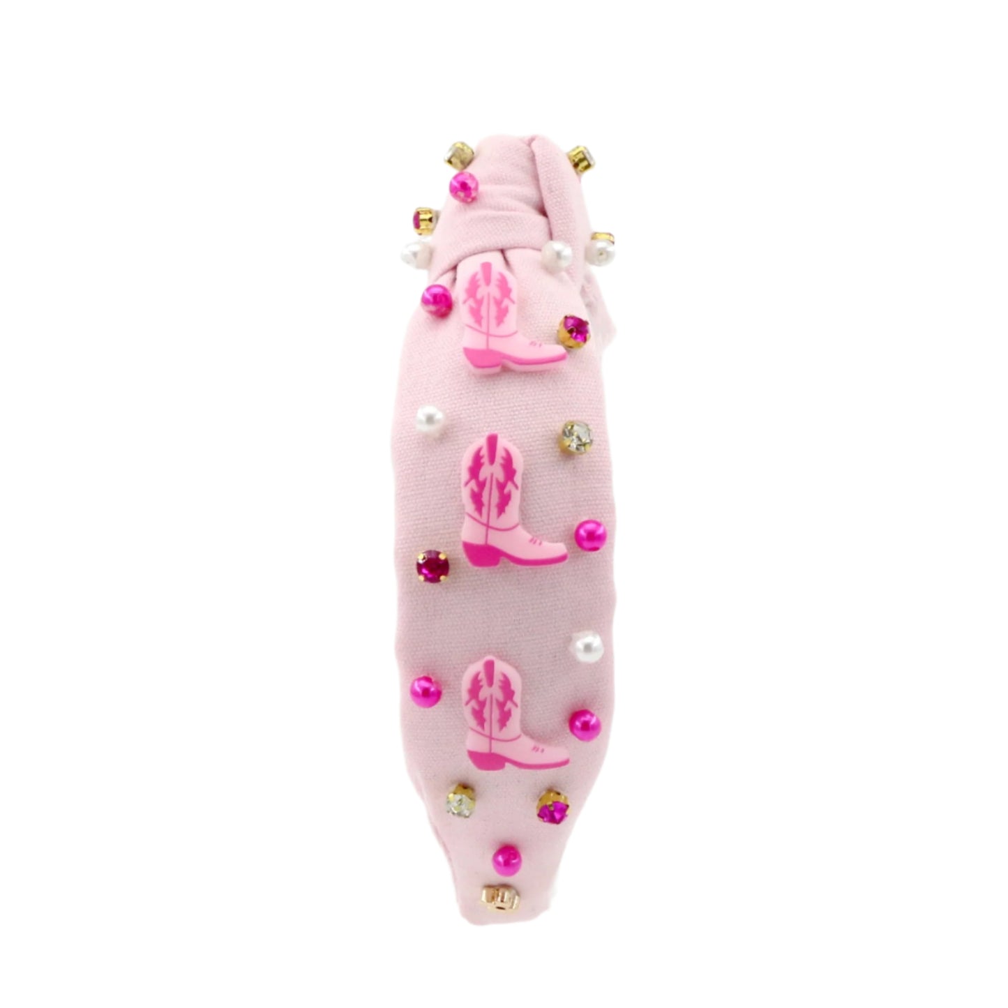 Jojo Mommy + Poppyland Pink Boots Knot Headband