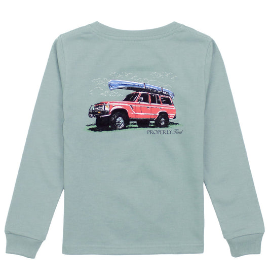 Properly Tied Explorer Long Sleeve Tee- Fog