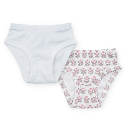 Lauren Girls' Underwear Set - Berkshire Batik Floral/White