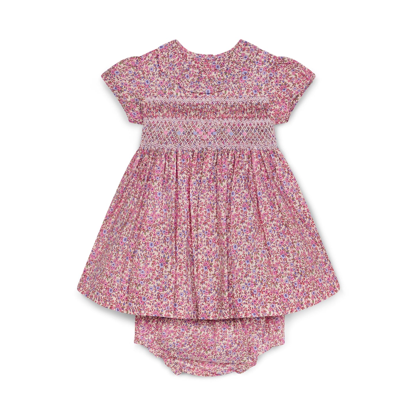 Question Everything Floral Smocked Baby Dress