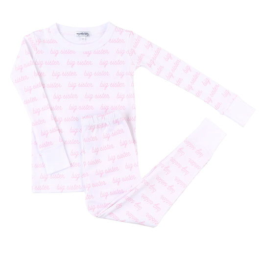Magnolia Baby Big Sister Printed Pajamas