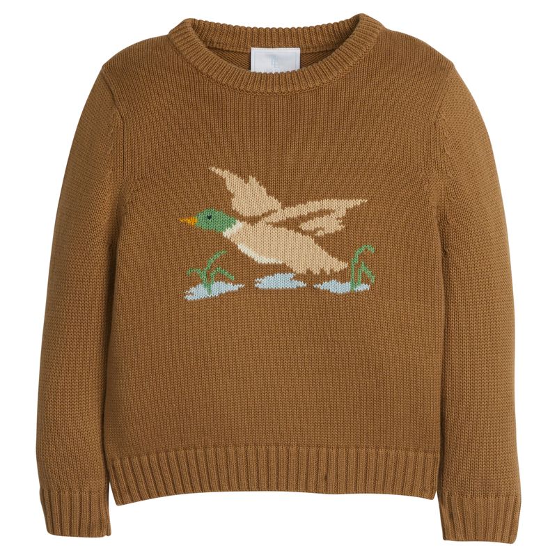 Little English Intarsia Sweater- Flying Mallard