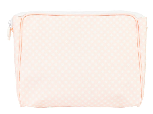 Apple Of My Isla Pink Gingham Go Bag- Large