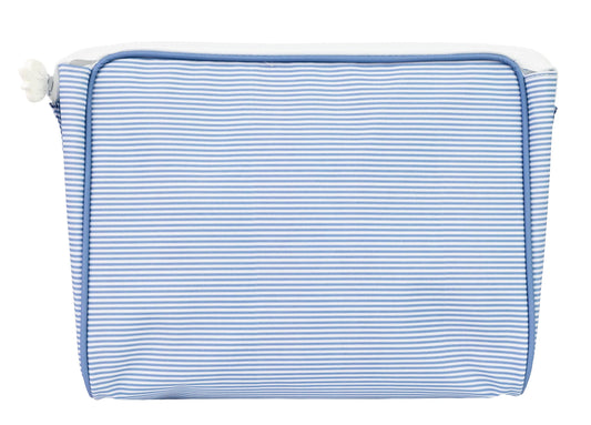 Apple Of My Isla Navy Mini Stripe Go Bag- Small