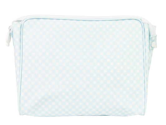 Apple Of My Isla Blue Gingham Go Bag- Small