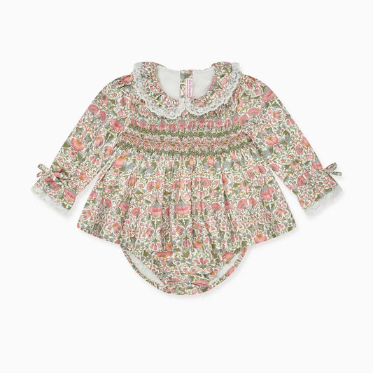 La Coqueta Milla Baby Girl Hand-Smocked Set
