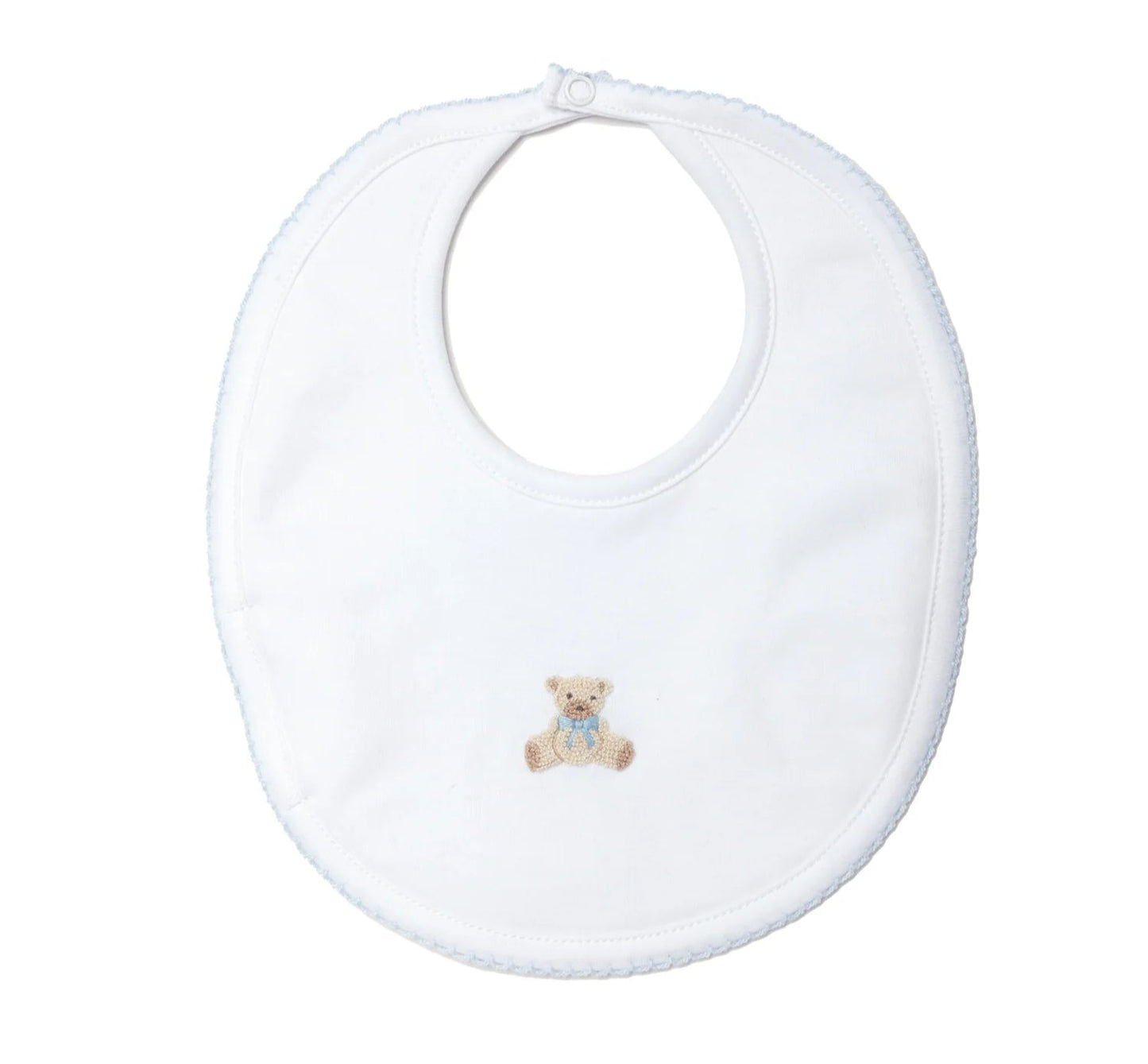 Milly Marie Blue Teddy Bear Bib