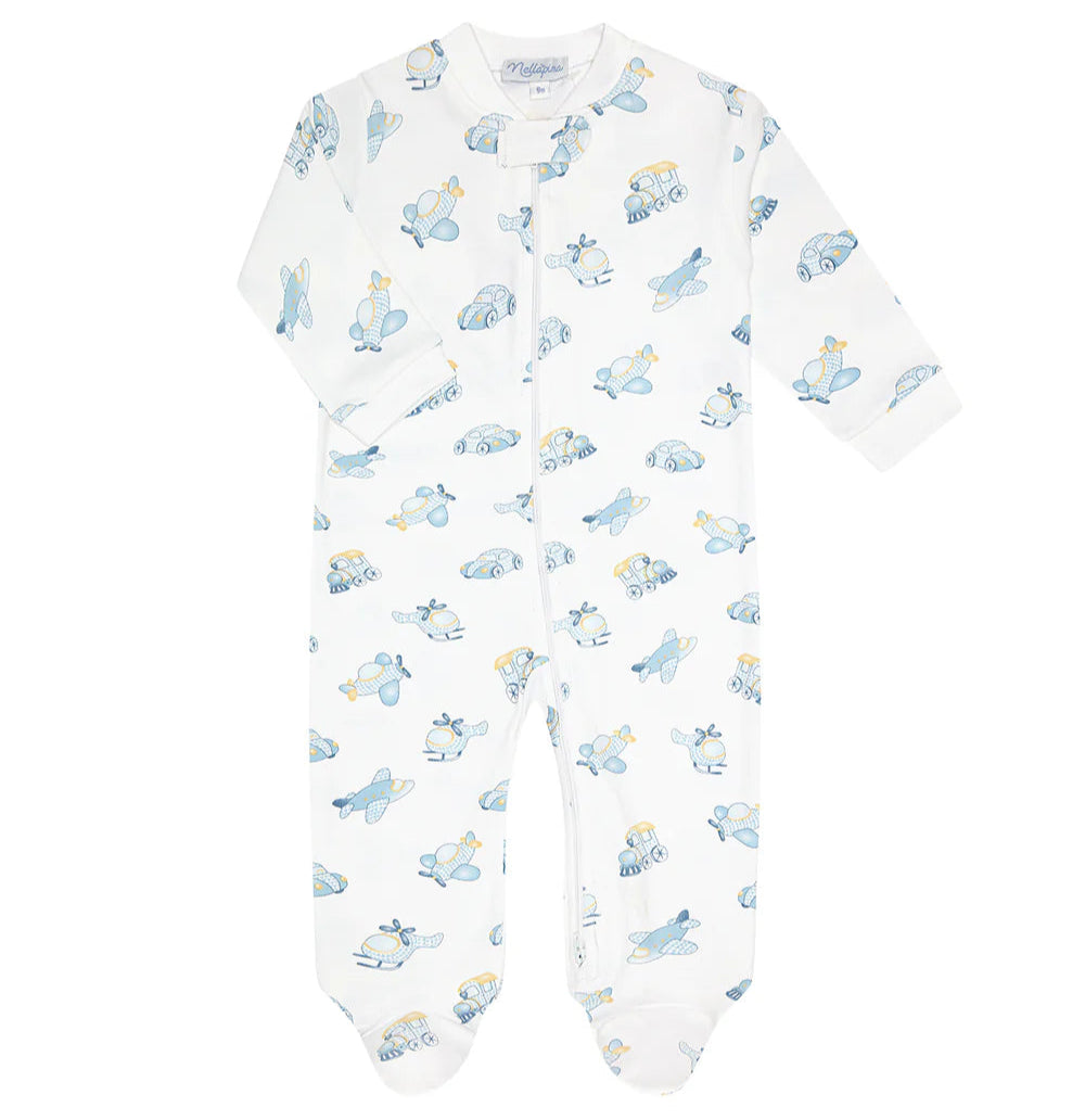 Nellapima Mini Voyages Zipper Footie