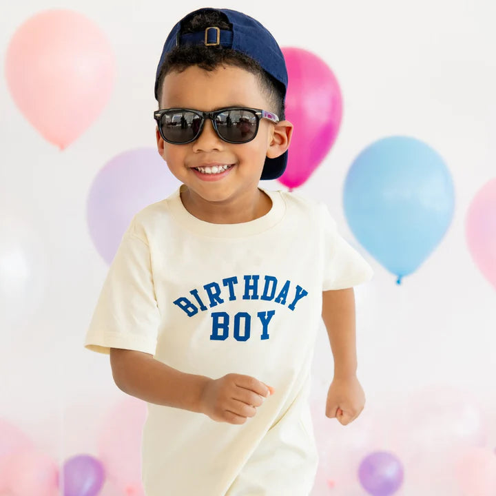 Sweet Wink Birthday Boy Varsity Short Sleeve T-Shirt