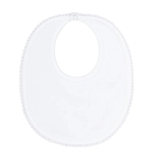 Nellapima White Crochet Bib