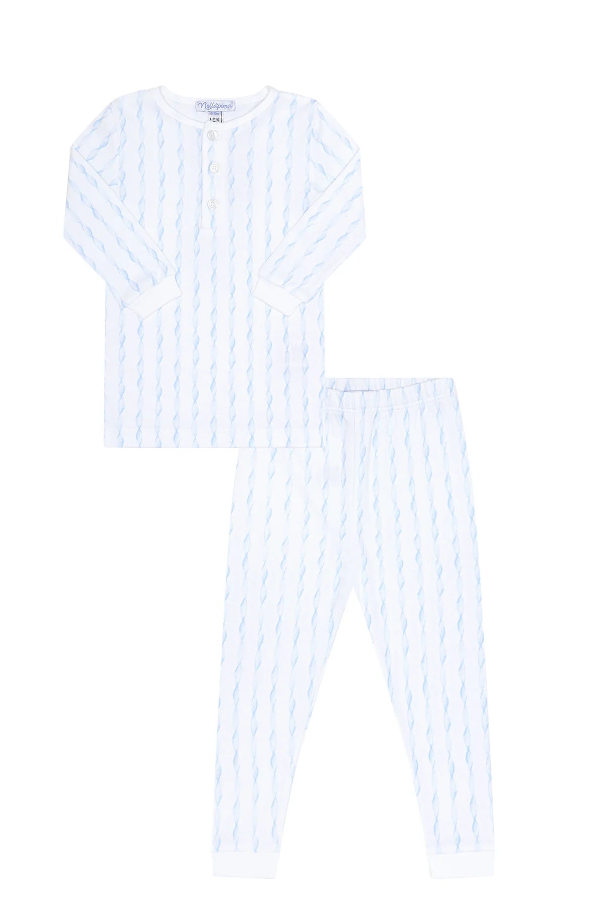 Nellapima Blue Twirls Pajamas
