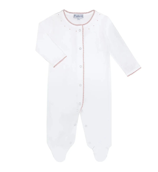 Nellapima Pink Crochet Footie