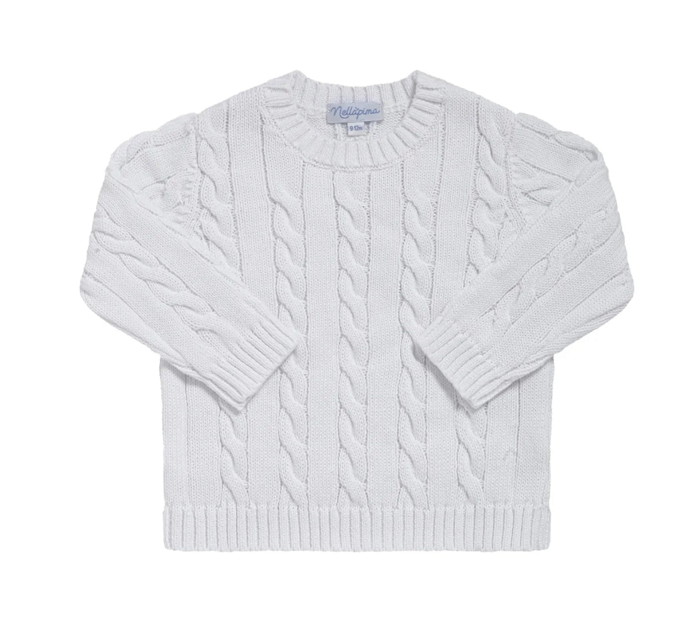 Nellapima Cable Knit Sweater- White