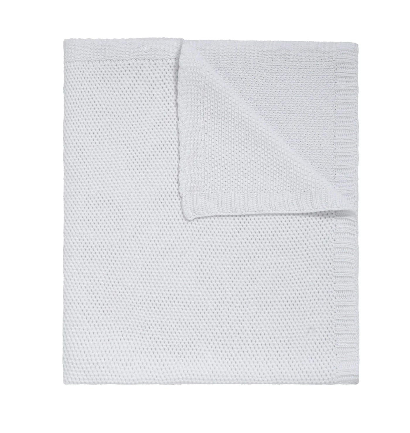 Nellapima Honeycomb Knit Blanket- White