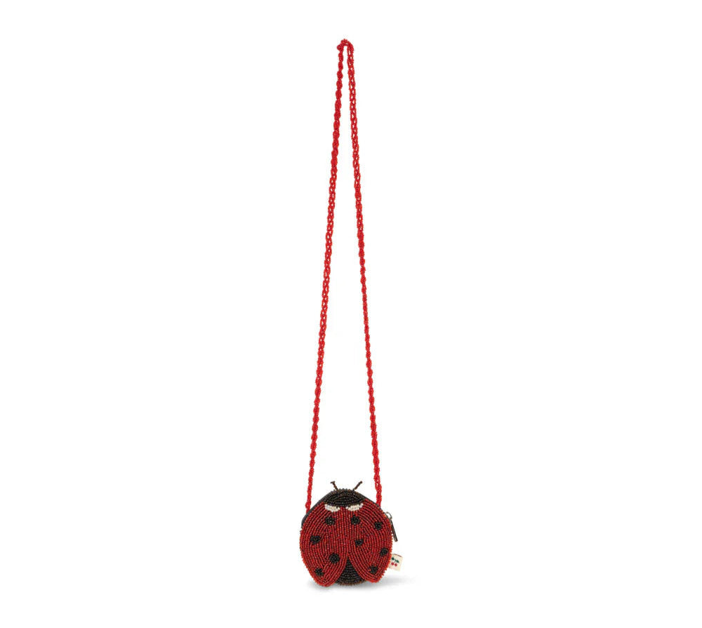 Ladybug Beaded Bag