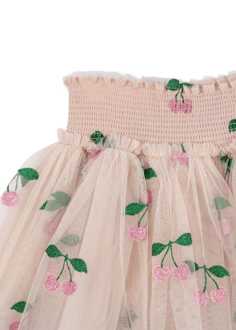 Tullie Smocked Cherries Skirt