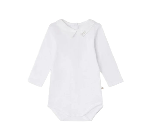 Bonpoint Septembre Onesie- Natural White
