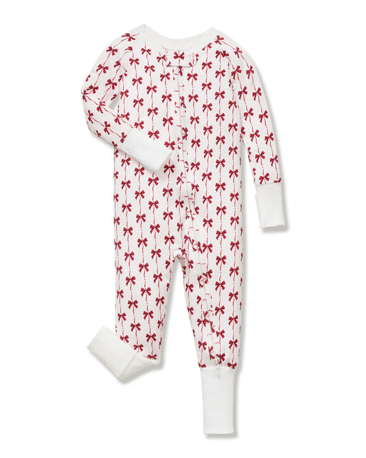 Blissful Bows Pima Peekaboo Romper