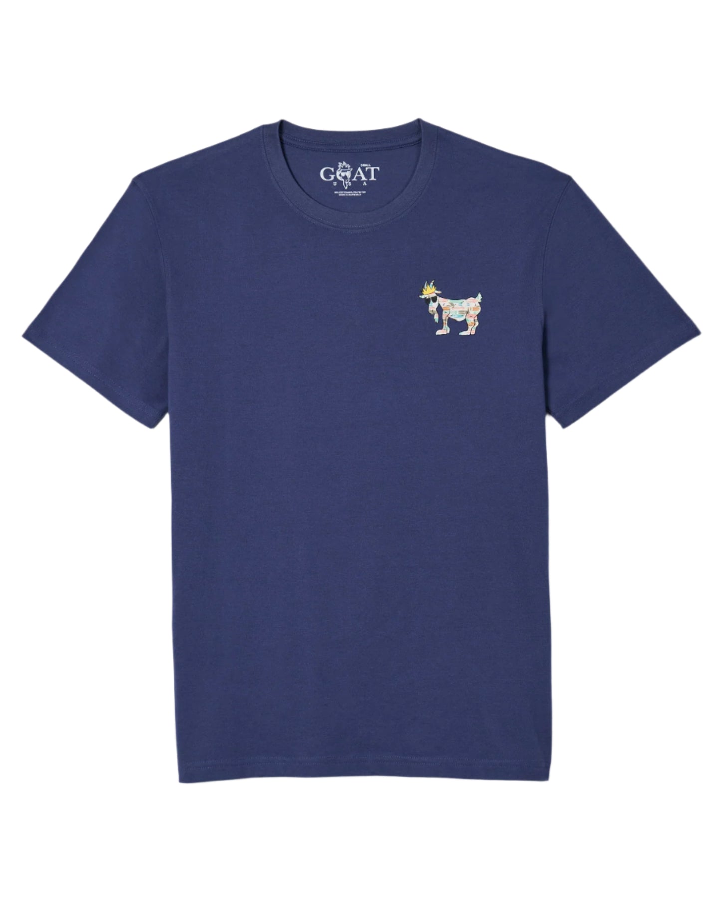 GOAT USA Surf T-Shirt- Navy