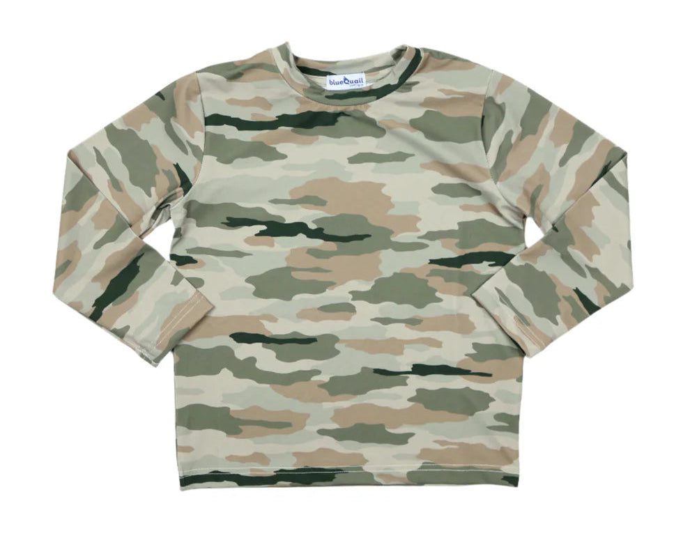 BlueQuail Classic Camo Long Sleeve Performance Tee
