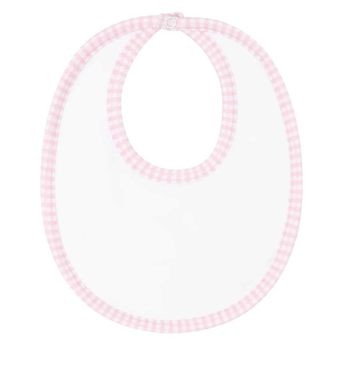Nellapima Pink Gingham Bib