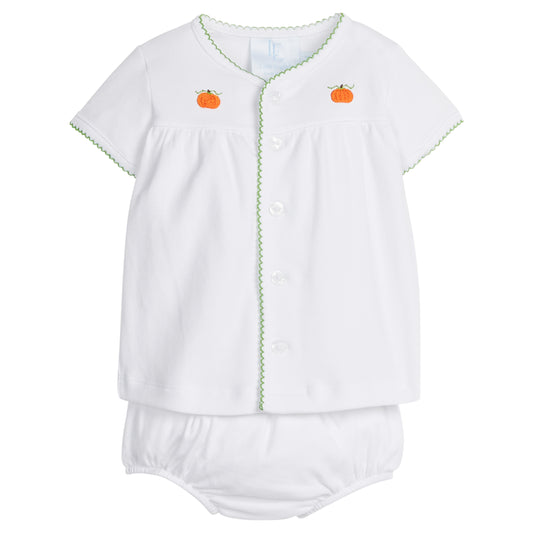 Pinpoint Layette Set - Pumpkin