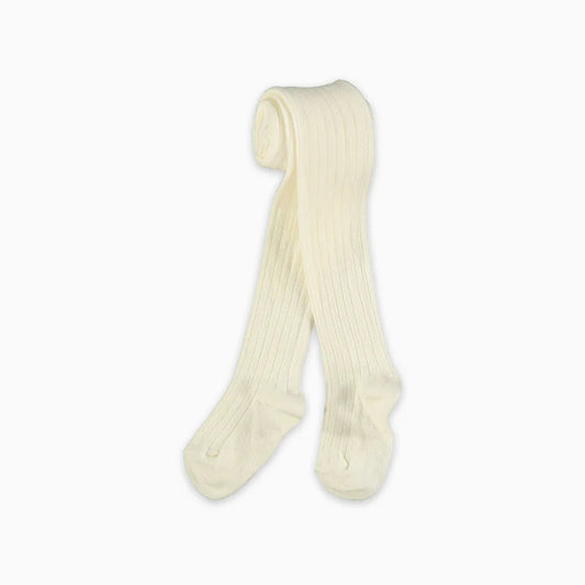 Ribbed Tights - Off White