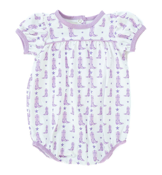 Ruth and Ralph Purple Boots Hallie Bubble